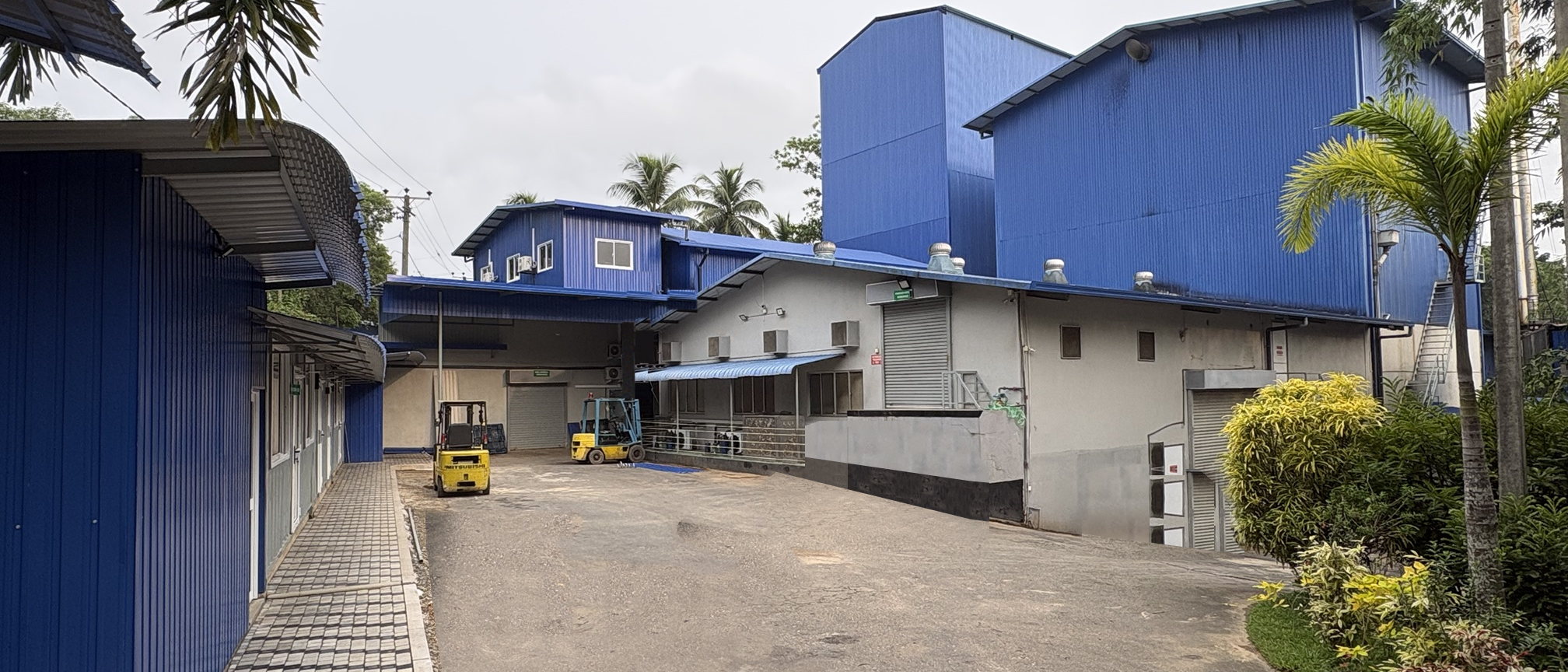 The Nexpo spray-drying plants at Fullerton Industrial Estate, Nagoda
